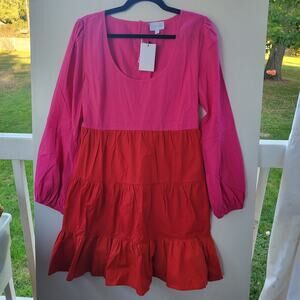 Women's Boutique Dress Sugarlips Size Medium Babydoll 90's Fairy Y2k‎